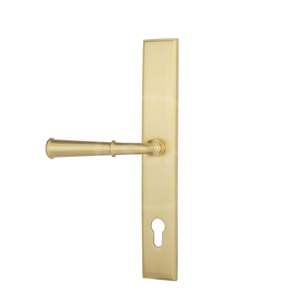 Heritage Brass Verve Multipoint Door Handle (Left Hand) - Satin Brass